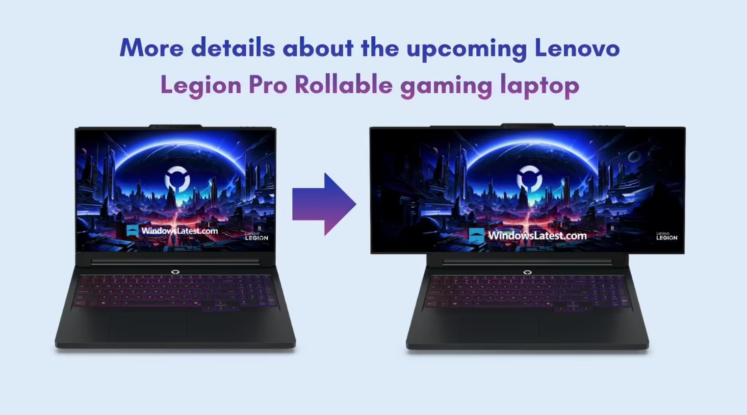 联想Legion Pro卷轴屏概念本将亮相CES 2026 16英寸可扩展至24英寸